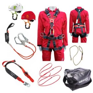 Fall Arrest Telecoms Climbing Kit with 5-point Harness